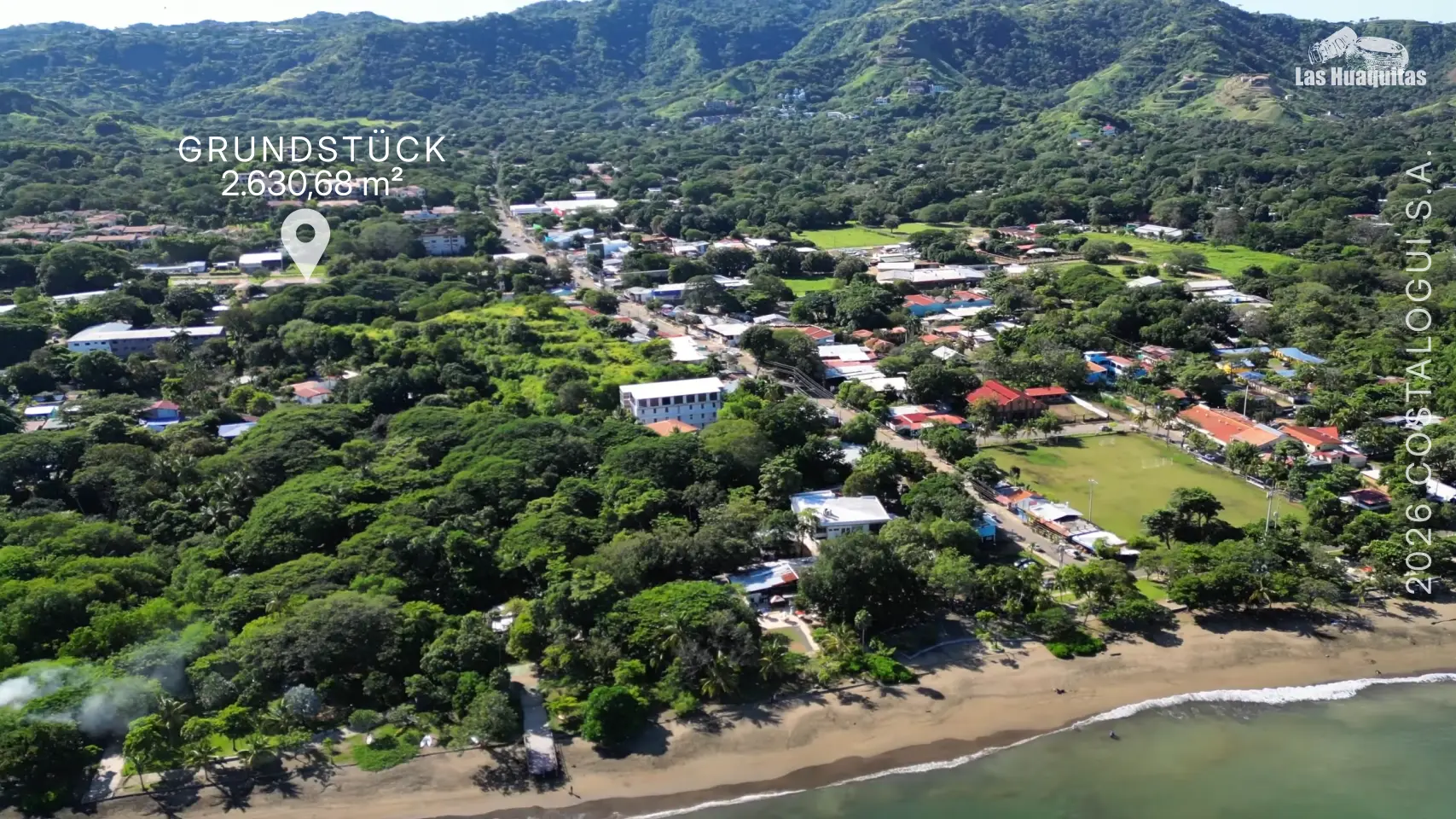 Baugrundstück Las Huaquitas in Playas del Coco mit Strandnähe
